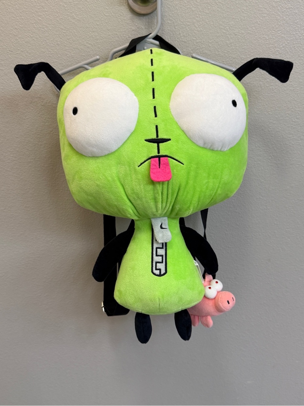 Nickelodeon's Invader Zim Gir in Dog Disguise with Pet Pig Plush Backpack